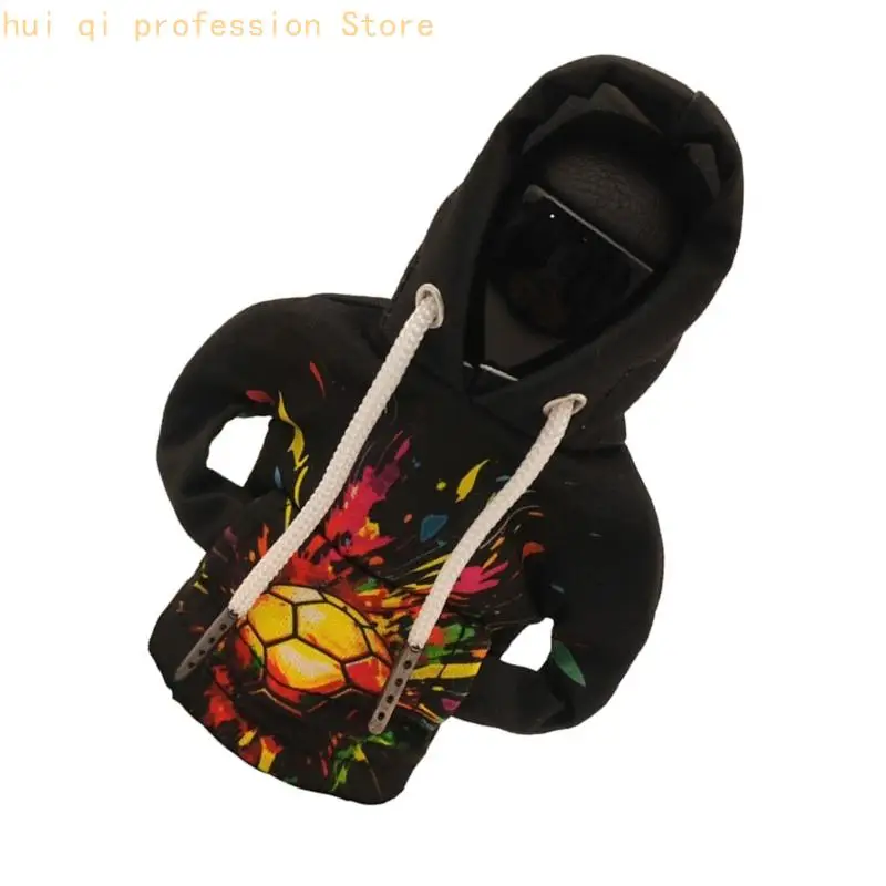 Auto Gear Shifter Hoodie Gearshift Cover Sweatshirt Gearstick Hoodie Cover H8WE – Detail 3