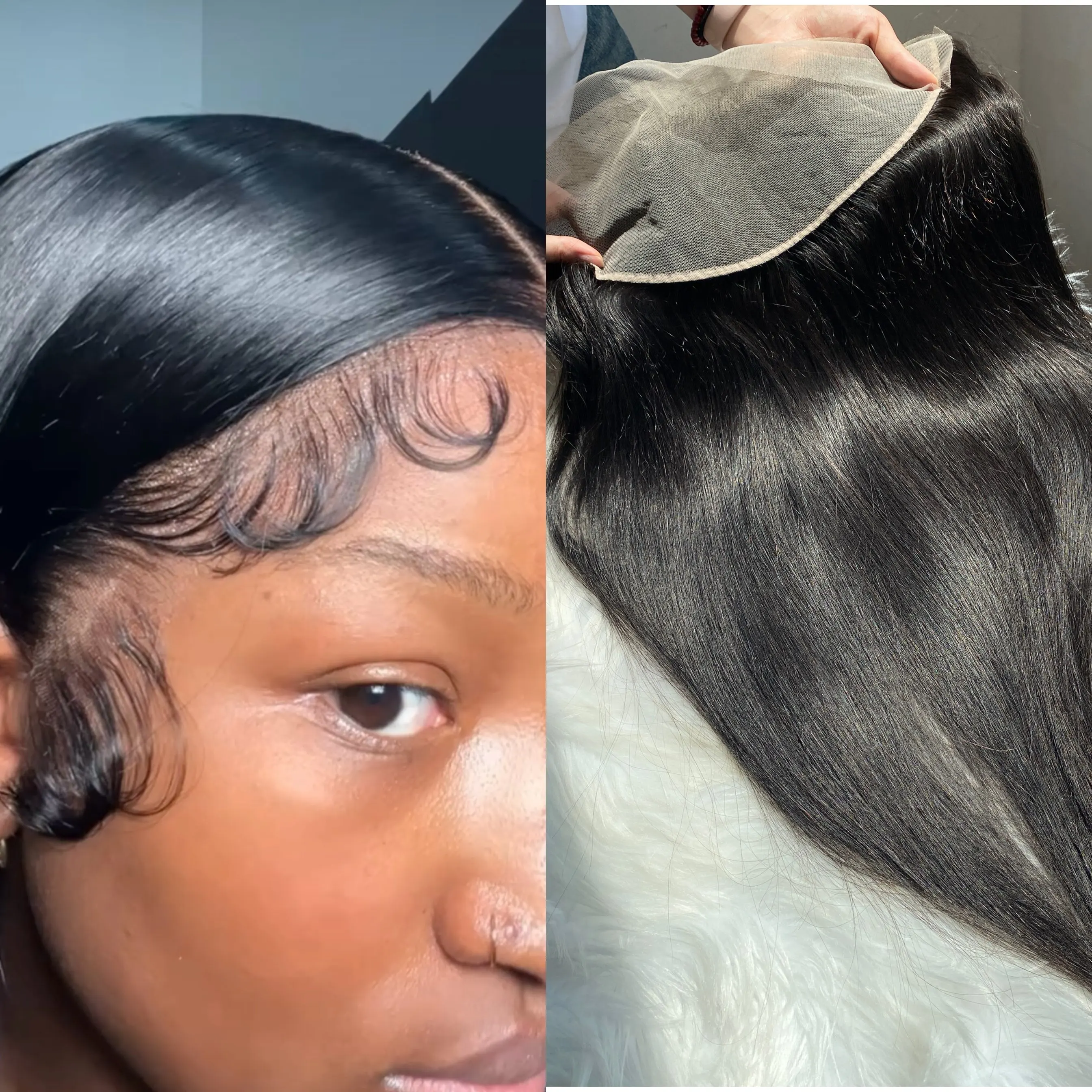 

Натуральный прямой парик из 100% человеческих волос с прозрачной кружевной основой 13x4, оптовая цена, естественный вид, для женщин