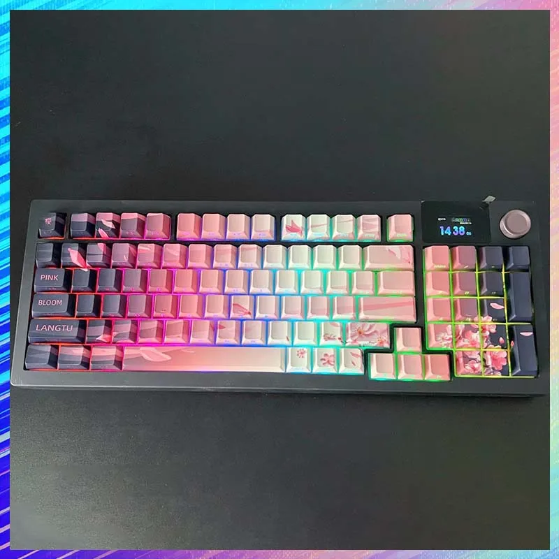 

Игровая механическая клавиатура LT95, три режима подключения (2.4G+BT+проводной), с технологией Gasket, полная поддержка горячей замены клавиш, с цветным экраном, для офиса и киберспорта, подарок.