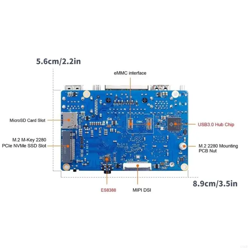 C90F Эффективный RV2 4GB RAMS RISC V 8CORE AIS POARD с Wi-Fi 5 и Bluetooth-совместимыми 5 для расширенных вычислений