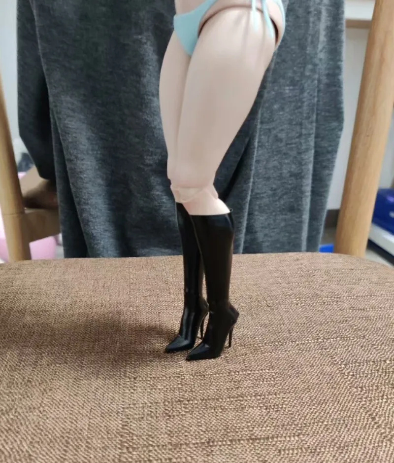 Модель женских солдатских сапог на высоком каблуке в масштабе 1/6 для 12-дюймовой мировой коробки AT202, AT203