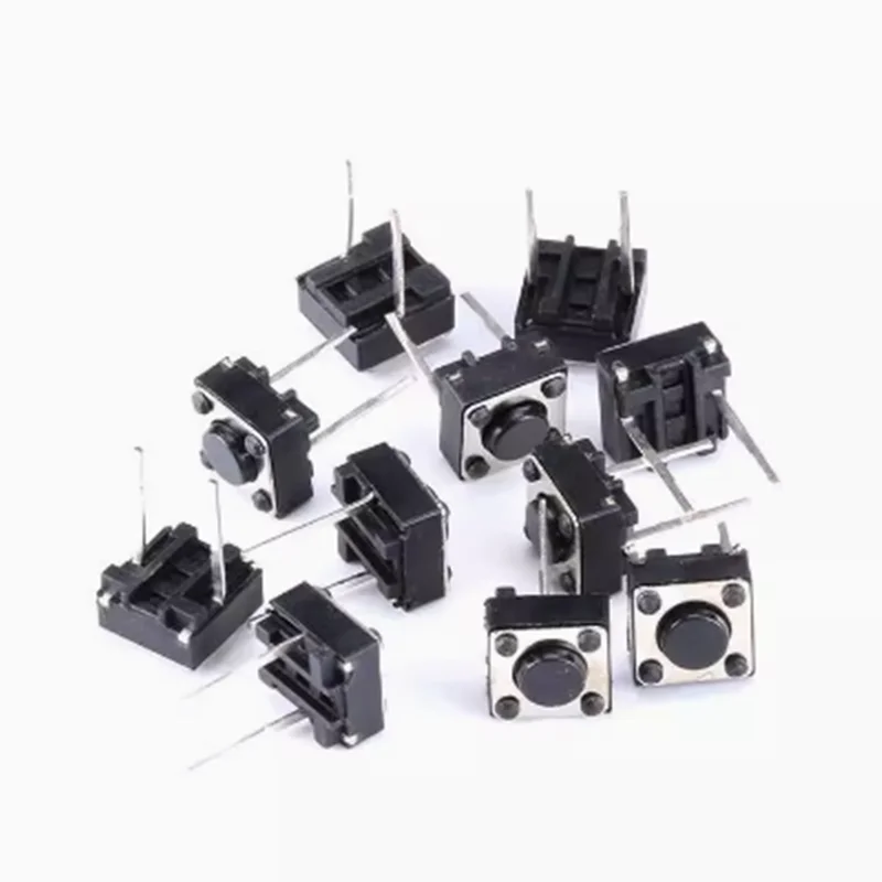 Tactile Switch Momentary Tact 6x6x4.3/5/6/7/8/9/10mm 6*6*4.3mm 5mm 6mm 7mm 8mm 9mm 10mm Middle pin 2pins