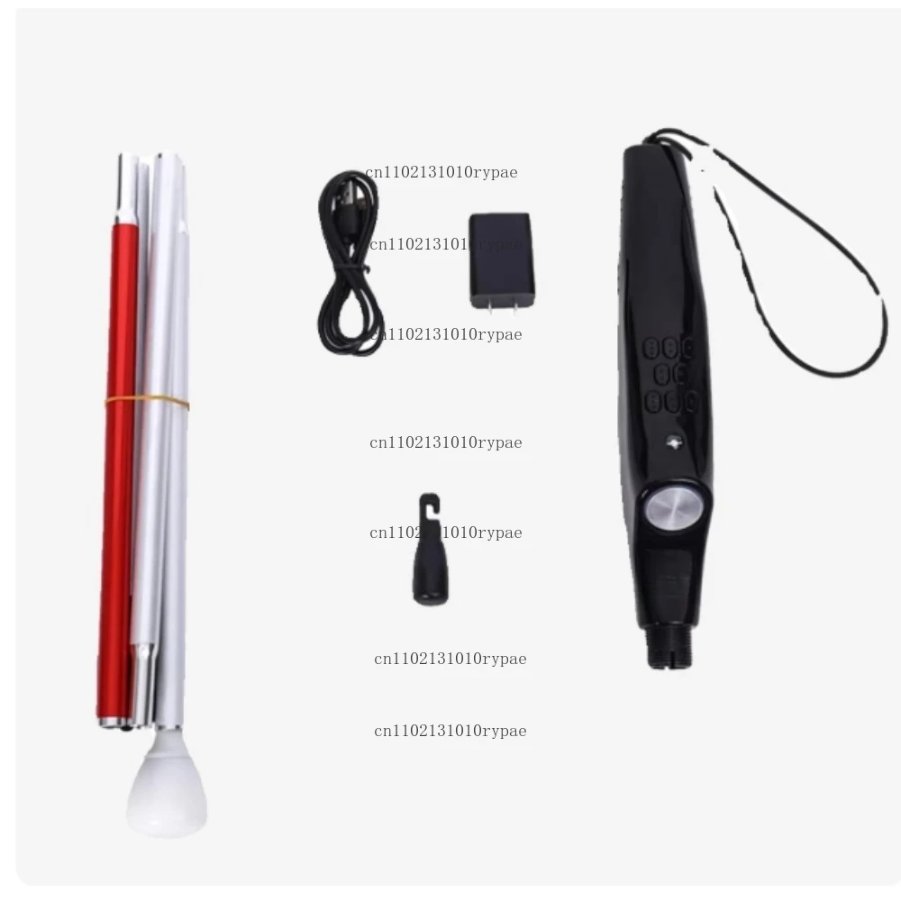 Electronic Voice Guide Blind Cane Intelligent Obstacle Avoidance Cane Guide Rod Walking Stick Blind Supplies