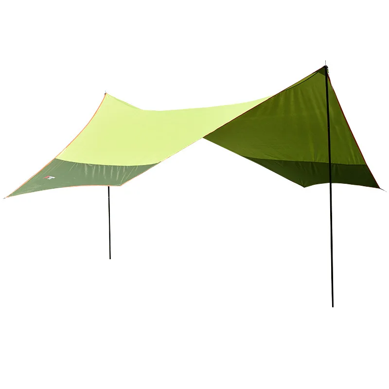 

Canopy Tent Outdoor Supplies Sun-Proof Rainproof Camping Folding Tent Silver Pastebrushing Hexagonal Canopy Oversized