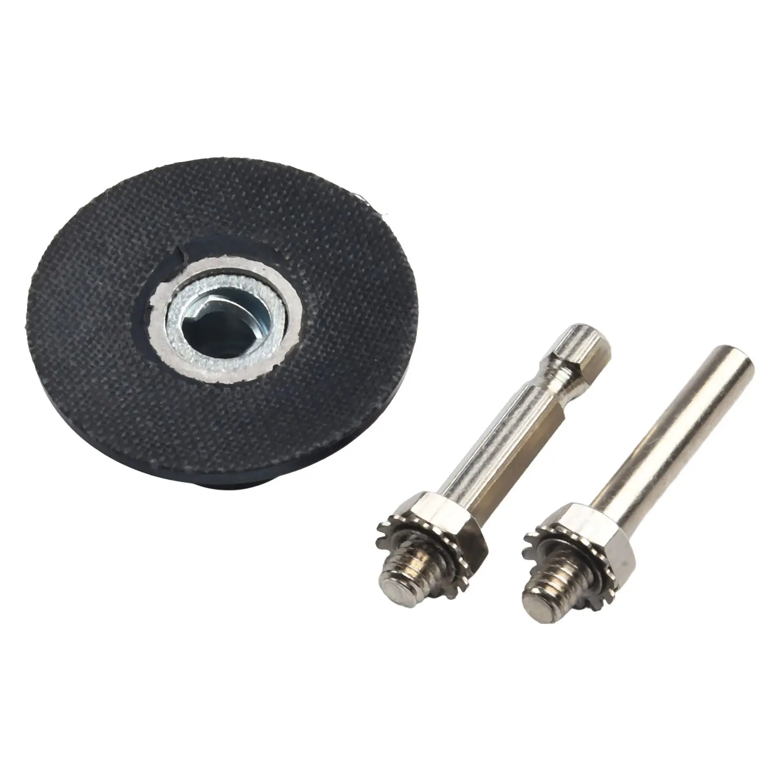 

Practical Disc Pad Holder Rotary 45mm 6.35mm Hex Shank Grinding Sanding 1/4'' Hex Shank 2Inch 3Pcs/set Metal