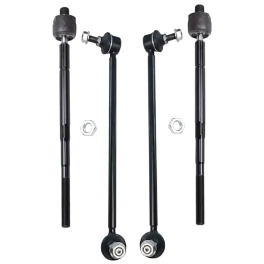 Bracciones de control inferiores delanteros + barras estabilizadoras, kit de suspensión de repuesto para Hyundai Tiburon 2003 2008, juego de 10 piezas, Handlin mejorado