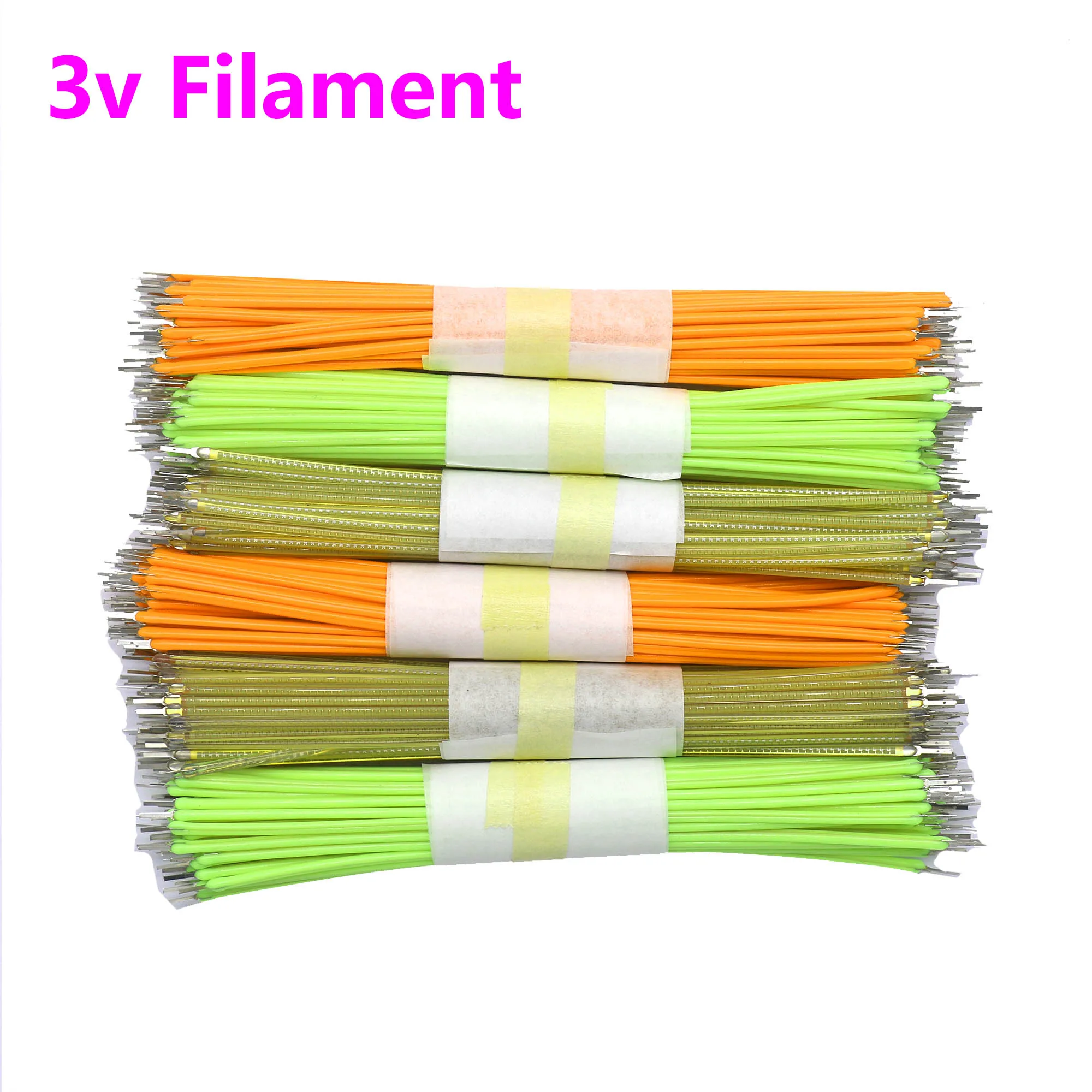 New led cob 130mm RED Green Blue Flexible filament DC3V Bulb LED Filament Lighting Accessories DIY Diode Flexible Beads Strips