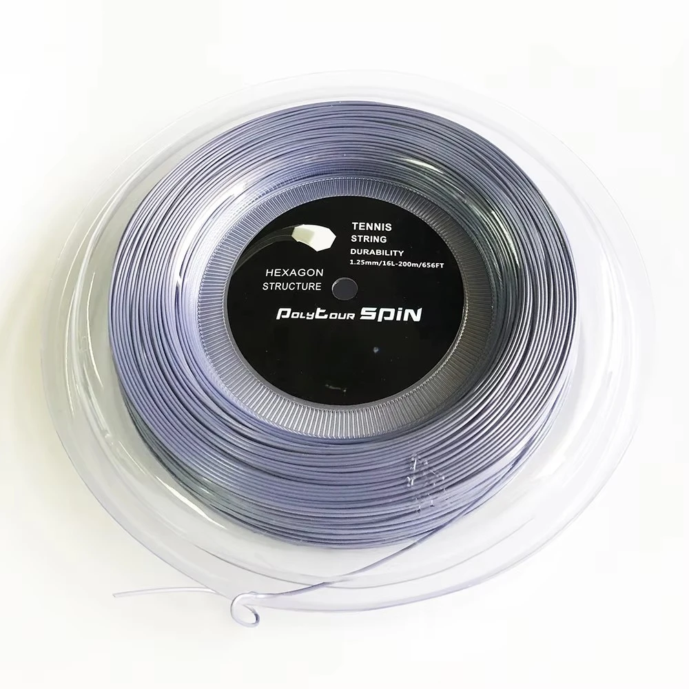 2025  Big Banger Brand Tennis String Reel Hexagon Grey Color