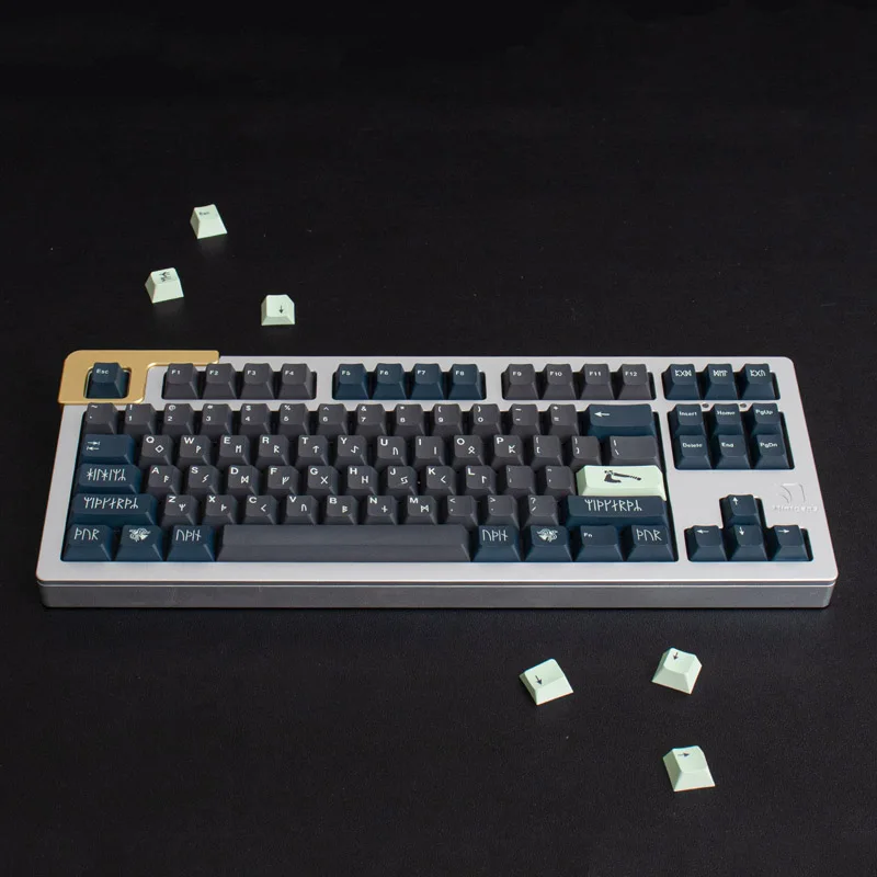 Imagem -03 - Gmk Norse Grande Conjunto de Perfil Cereja Pbt Keycap Inglês Personalizado Personalidade Keycaps para Teclado Mecânico 61 64 68 75 84 87 96 98