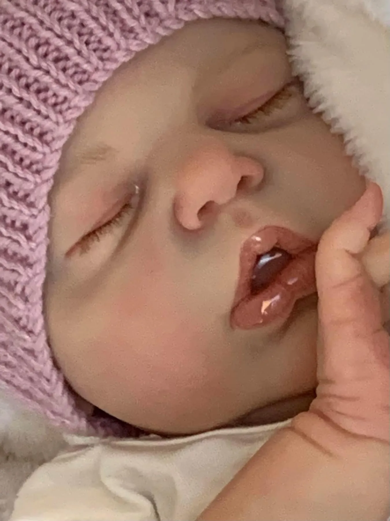 NPK 22 بوصة Alexis Reborn Doll - مقاس Newbaby نابض بالحياة ناعم الملمس محبوب الطفل مع جلد ثلاثي الأبعاد وأوردة مرئية جودة عالية #4