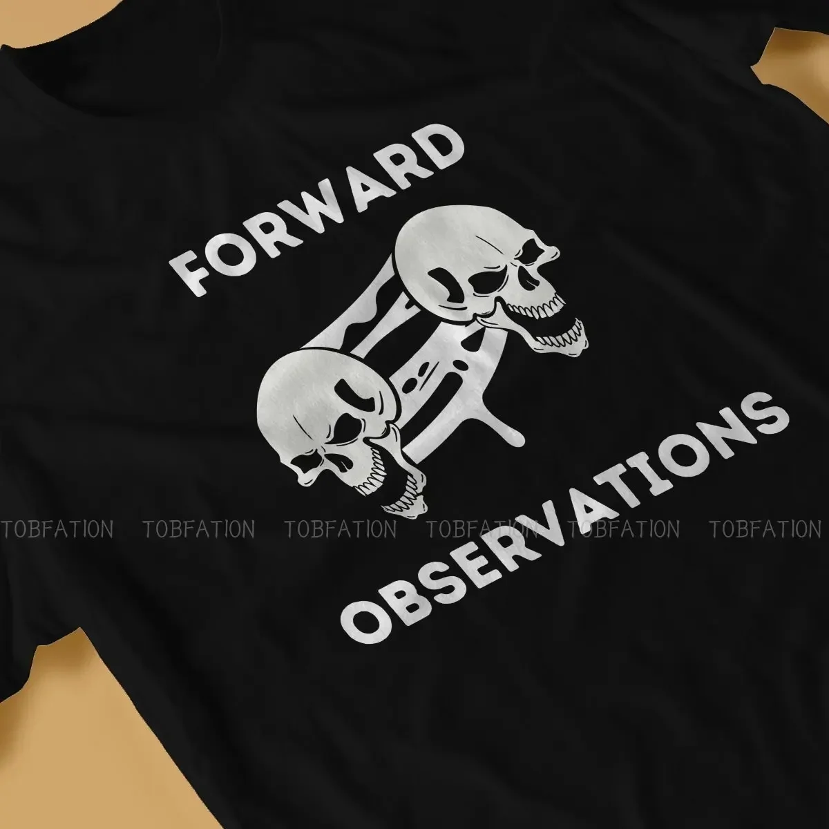 Horrifying Skull Forward Observations Group T Shirt Classic Teenager Grunge O-Neck TShirt Big Harajuku Men's Blouses