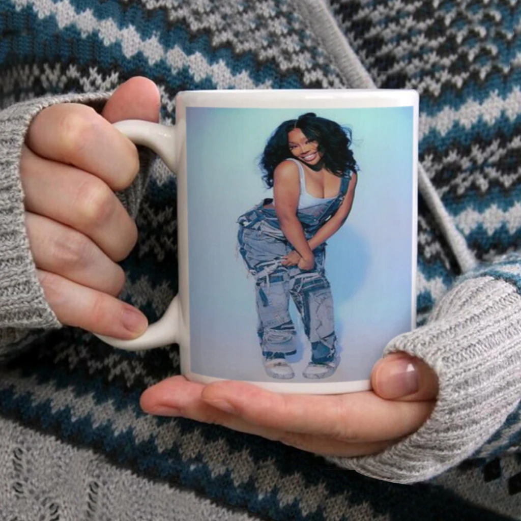 

Singer SZA SOS 11oz Afternoon Tea Mug Multifunctional Ceramic Coffee Mug Porcelain Coffee Cup Drinking Cup