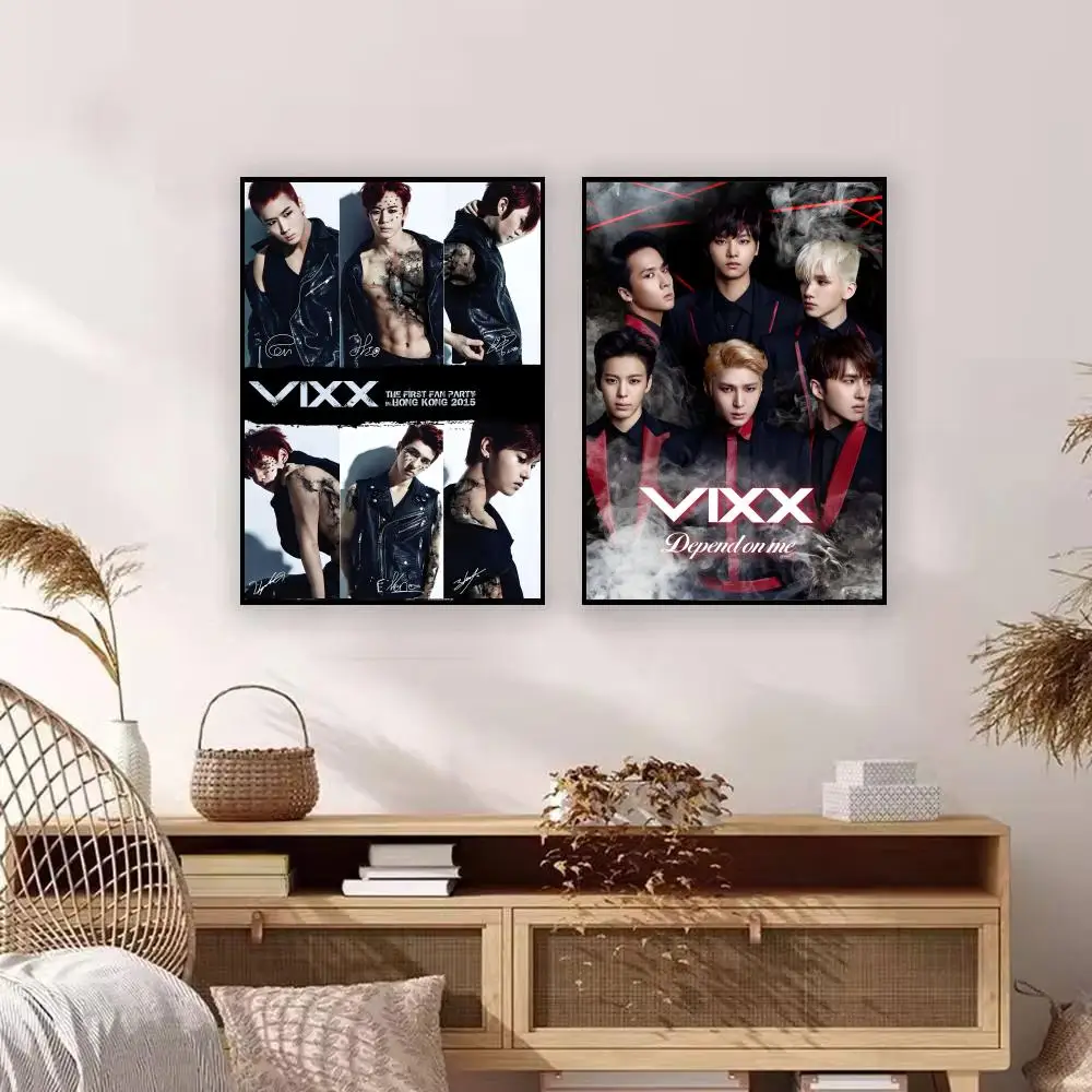 Music V-VIXX Poster Premium Art Wall Decor, Simple Ornament for Living and Leisure Areas