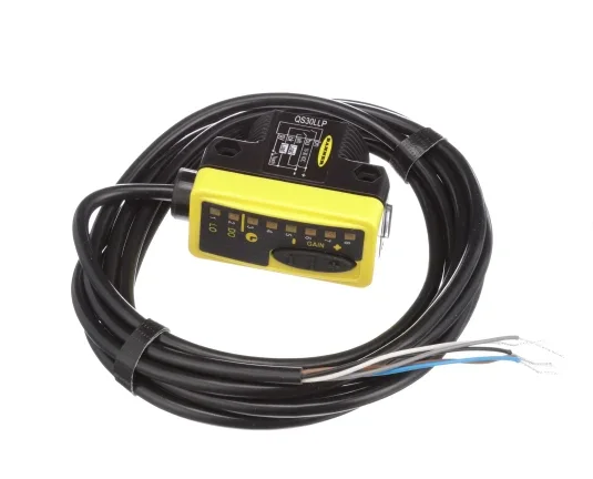 

QS30LLP Photoelectric Sensor, Laser Polarized Retro, 18m, 10-30VDC, NPN/PNP, Cable, QS30