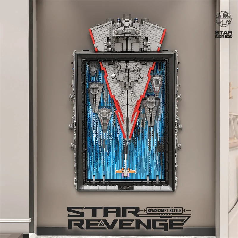 

5964PCS Shuttle Spacecraft Picture Frame Model Building Blocks Destroyer 3D Wall Photo Frame Bricks Toys For Kids Holiday Gifts