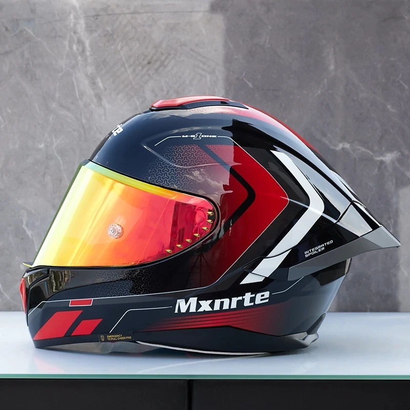 Orignal Mxnrte Black Red Silver Dodge Helmet Men and Women Full Face Helmet Off-Road Safety Motorcycle Helmet Casque Capacete