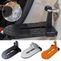 Auto Foldable Car Roof Rack Door Step Multifunction Latch Hook Foot Pedal Aluminium Alloy Safety Kickstand Universal Accessory