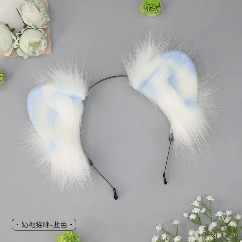 Nouveau Lolita Animal chat renard oreille cheveux cerceaux Cosplay fausse fourrure bandeau filles Halloween Anime bandeaux chapeaux cheveux accessoires