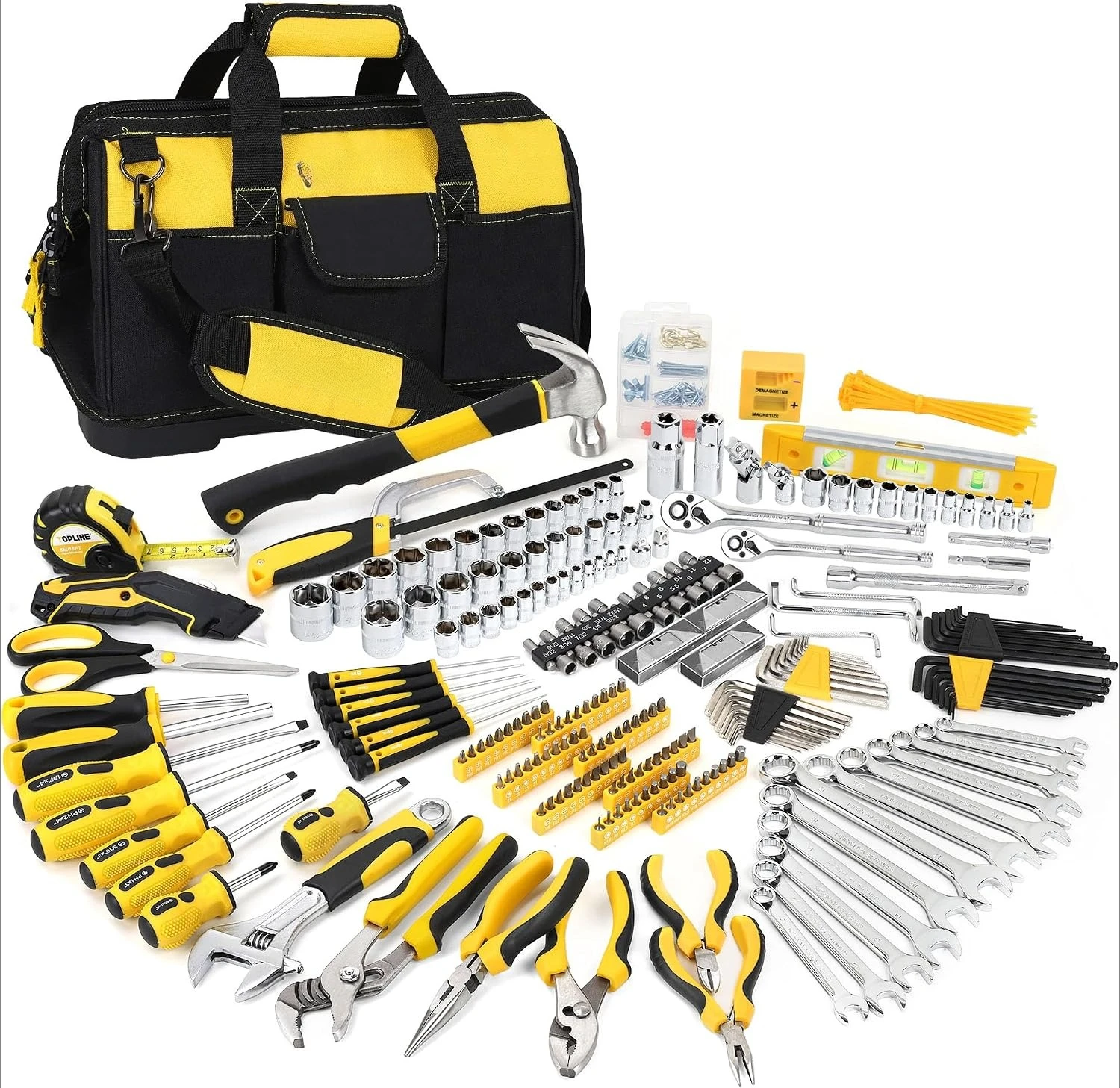 467-Piece Household Home Tool Kit with Bag, Tool Set for Mechanics
