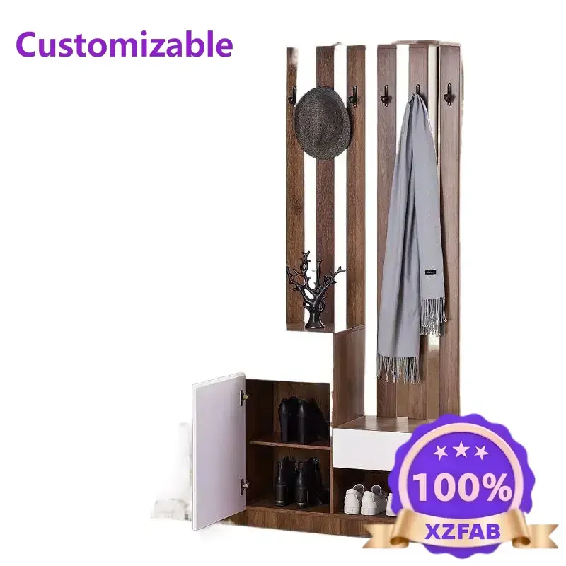 Factory Direct 2026 Solid wood living room partition cabinet, home shoe cabinet, entrance cabinet,