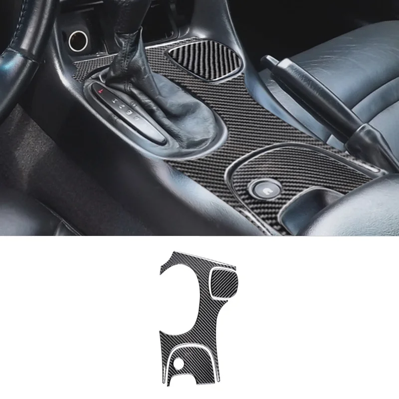 

Car Gear Shift Box Panel Sticker Decal Carbon Fiber Interior Trim Cover for Chevrolet Corvette C5 Z06 1998-2004 Accessories