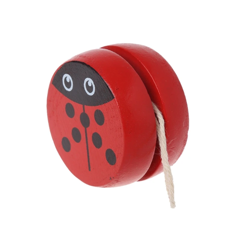 Yoyo-Bola de YO-YO de madera, juguetes clásicos de Yoyo, diseño creativo de personalidad, juguetes de construcción, regalo para niños