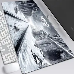 Mouse Pad Large rubber mouse pad with lock edge computer gamer HD Metro Exodus printing desk pad keyboard pad