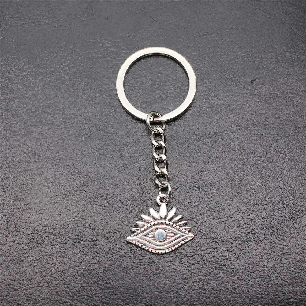 Aesthetic Hamsa Hand Eye Of Horus Keychains 28Mm Ring Child Jewelry Biz Craft