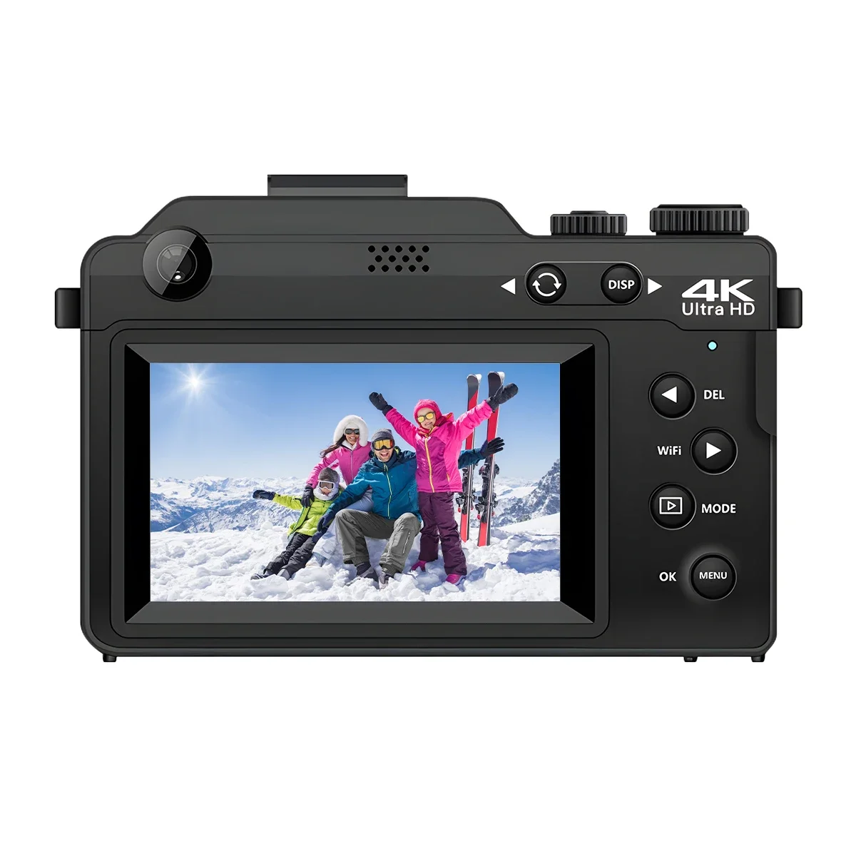 

4K Vlog Photo Digital Camera Camcorder 56MP 3'' IPS Screen WiFi Digital Camera Recorder for YouTube Vlogging