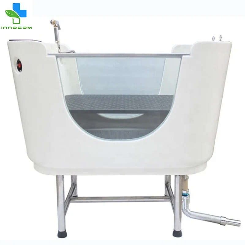 

Grooming Salon Pet Electric Plastic Bathtub,Puppy Pink/White Spa Shower Bathing Tub,Canine Ozone Therapy Bathing Tub for Dog