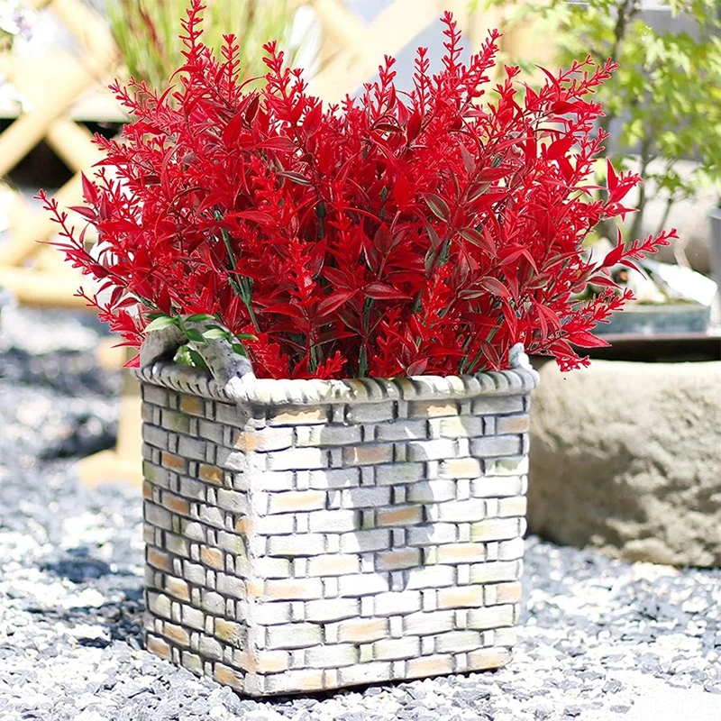 35 سنتيمتر زهرة اصطناعية البلاستيك الخزامى نبات صناعي الزفاف ديكور حديقة المنزل باقة الزفاف المنتجات المنزلية الديكور #2