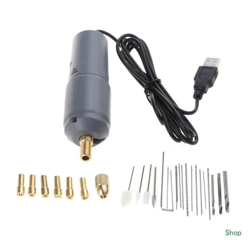 Dropship Drill Handheld Drill Rotary Set Engraver Pen Drilling Jewelry Tools For Epoxy Resin Making DIY Craft