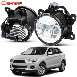 2 X 30W 4000LM Upgrade LED Fog Light Assembly For Mitsubishi RVR ASX Outlander Sport 2007-2020 Car Front Bumper Fog Driving Lamp