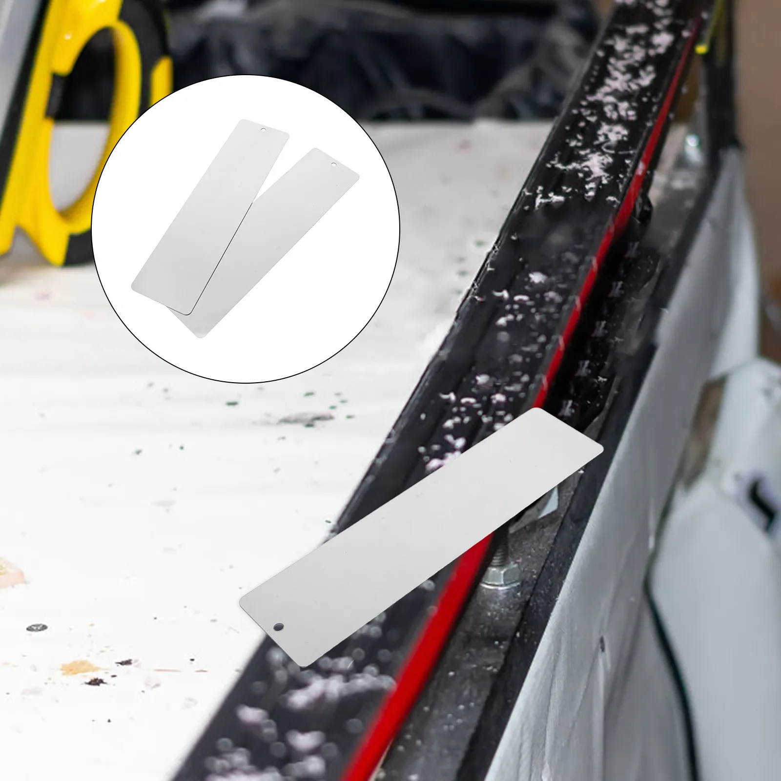 

2Pcs Stainless Steel Ski Wax Scraper Manual Snowboard Maintenance Tool Portable Ski Wax Remover Efficient Snowboard Waxing