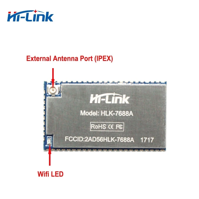 serial UART wifi wireless mt7688 module RAM128m flash 32M Ethernet Router Module HLK-7688A openwrt