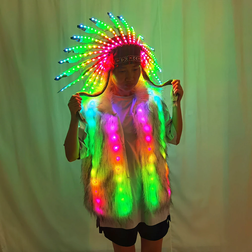 manteau-en-fausse-fourrure-led-pour-femme-avec-coiffe-de-style-indien-costume-lumineux-de-dj-tenue-de-spectacle-pour-fete-tribale-sauvage