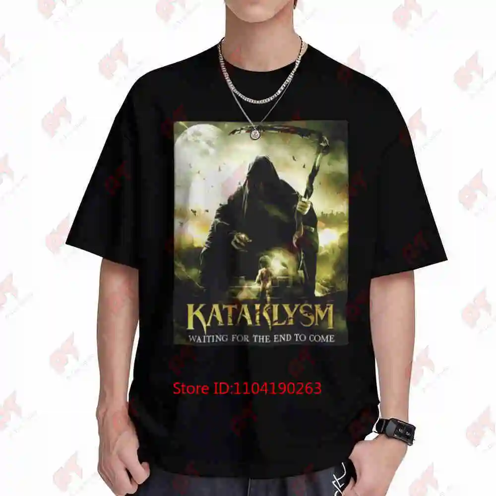 Kataklysm Waiting For The To Come Short Sleeve Tee 100% Cotton T-Shirt