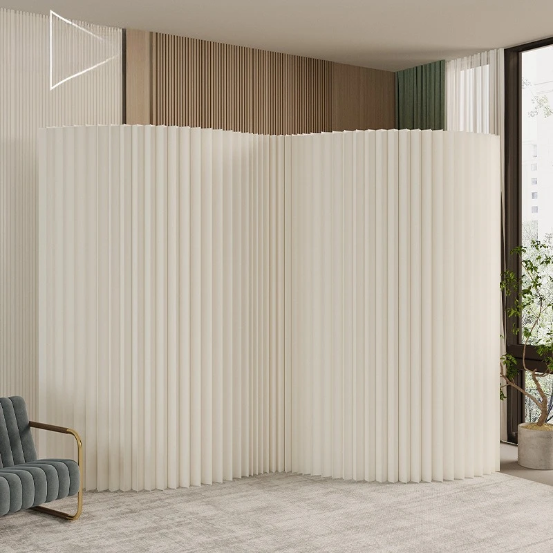 Paper screen partition false wall, office living room partition live stream background wall