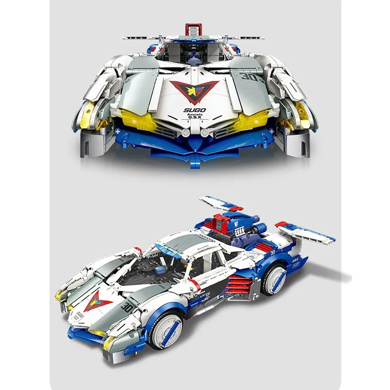 JIESTAR 92033 Technical Super Sports Car Model City Racing Series DIY Puzzle Toys Building Blocks Christmas Gift For Boy 3907Pcs