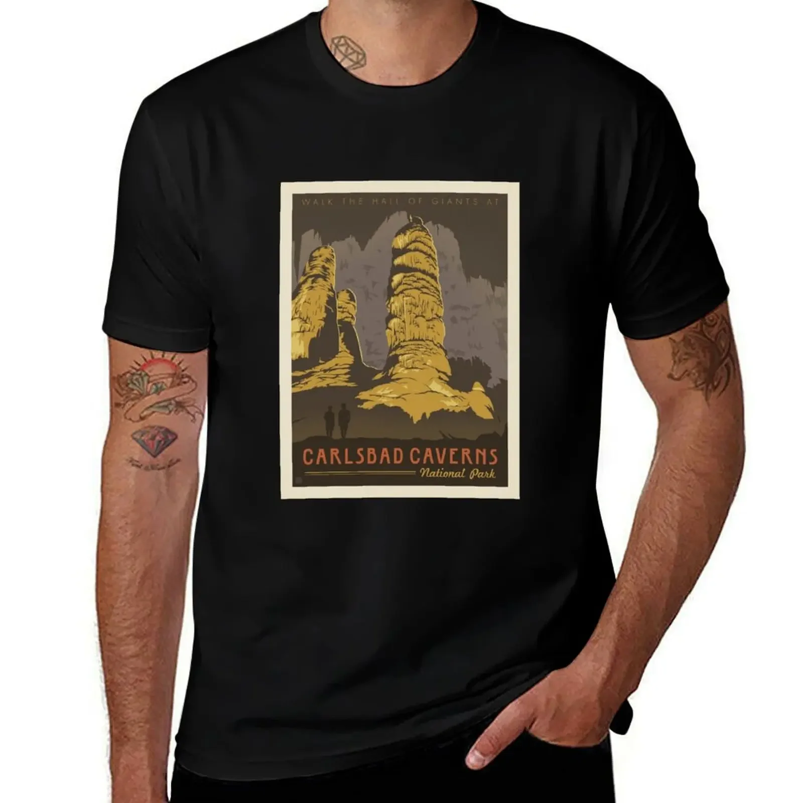 Carlsbad Caverns National Park T-Shirt heavyweights Blouse shirts graphic tee men