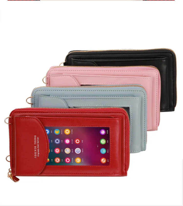 Touch screen mobile phone bag, women\'s crossbody small bag, wholesale mobile phone bag, crossbody bag, shoulder bag