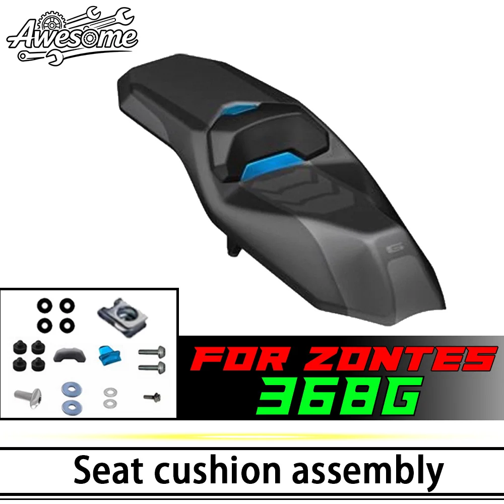 Seat cushion assembly for ZONTES 368G original height version and 3mm lowered version for 368 g  368 G silver gold blue