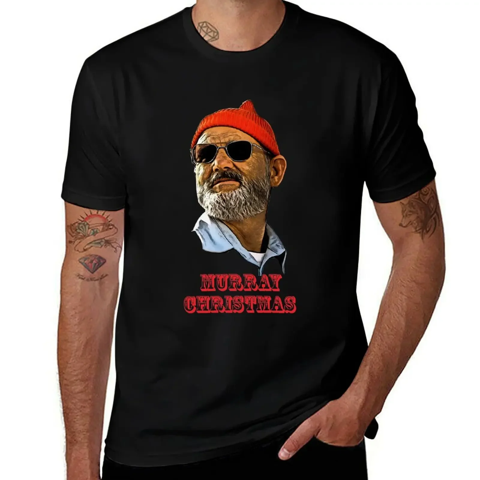 

bill murray christmas T-Shirt anime new edition street wear blanks mens t shirts top quality