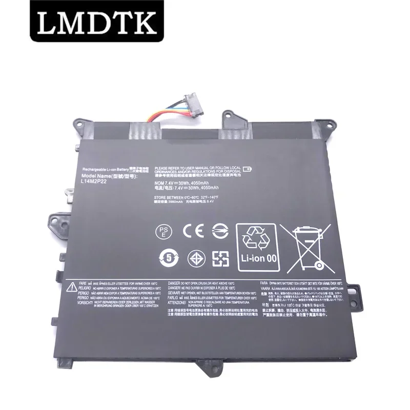 

LMDTK New L14M2P22 Laptop Battery For Lenovo Flex 3-1120 3-1130 80LX001FUS Tablet 7.4V 30WH