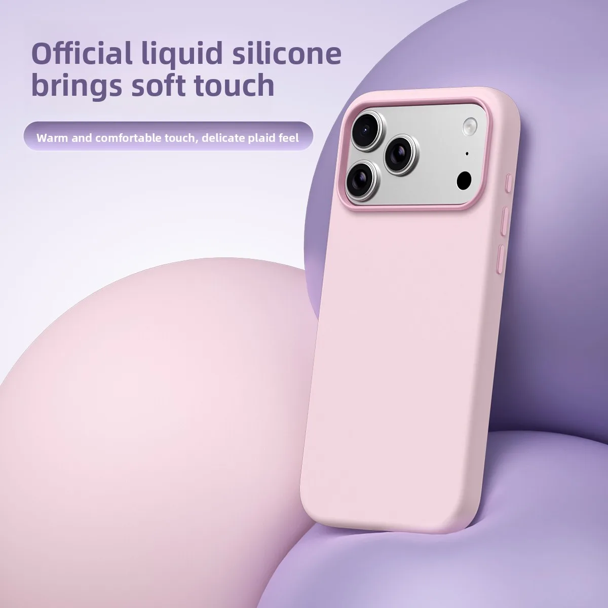 Bonbonfarbene Silikon-Schutzhülle für iPhone Air 17Pro 16 15 14 13 Pro Max Stoßfeste Matte Weiche TPU-Bumper Rückabdeckung