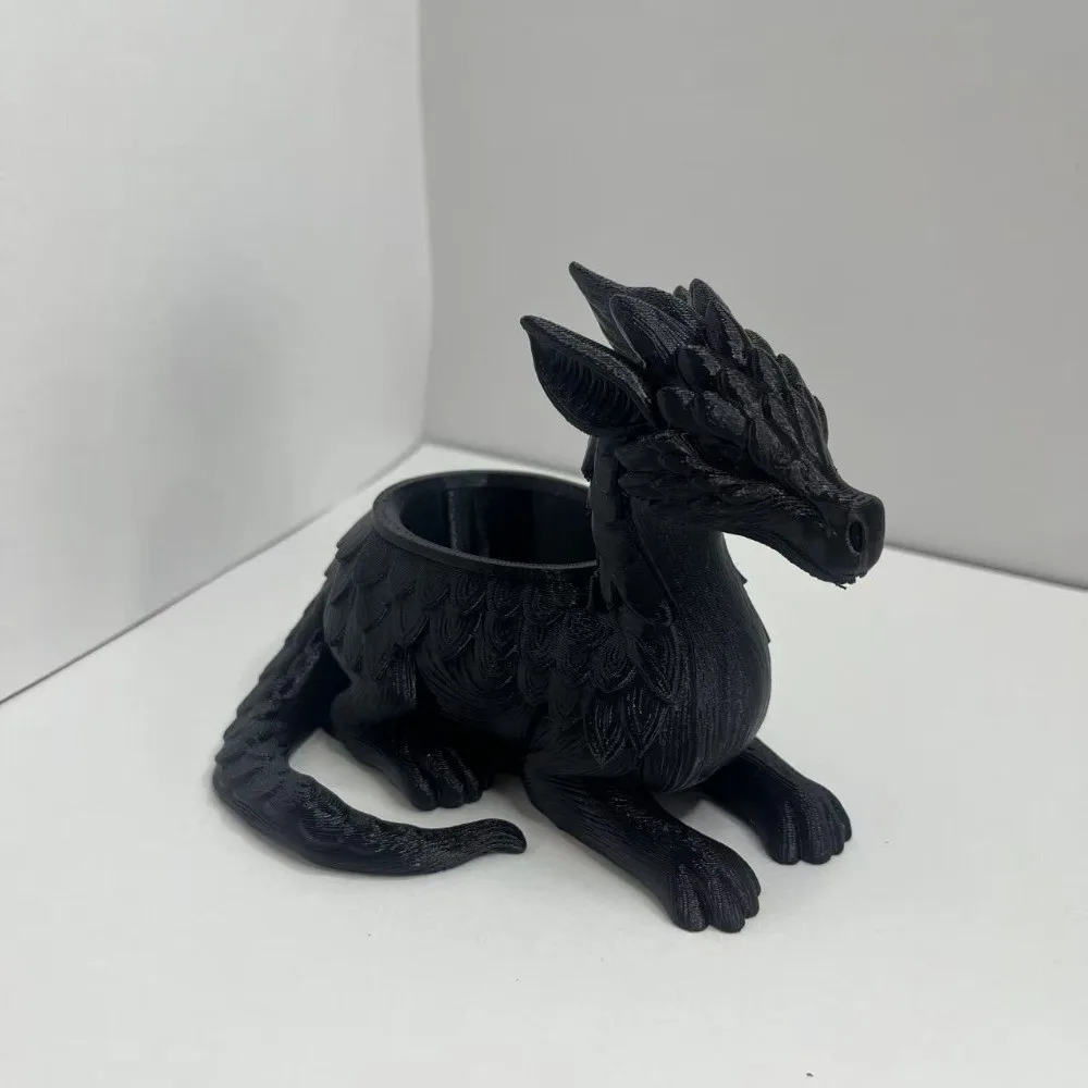 Storage Box 3D Printed Succulent Planter Home Decoration Fantasy Flowerpot Molds Jewelry Holder Dragon Plant Pot Home Decor