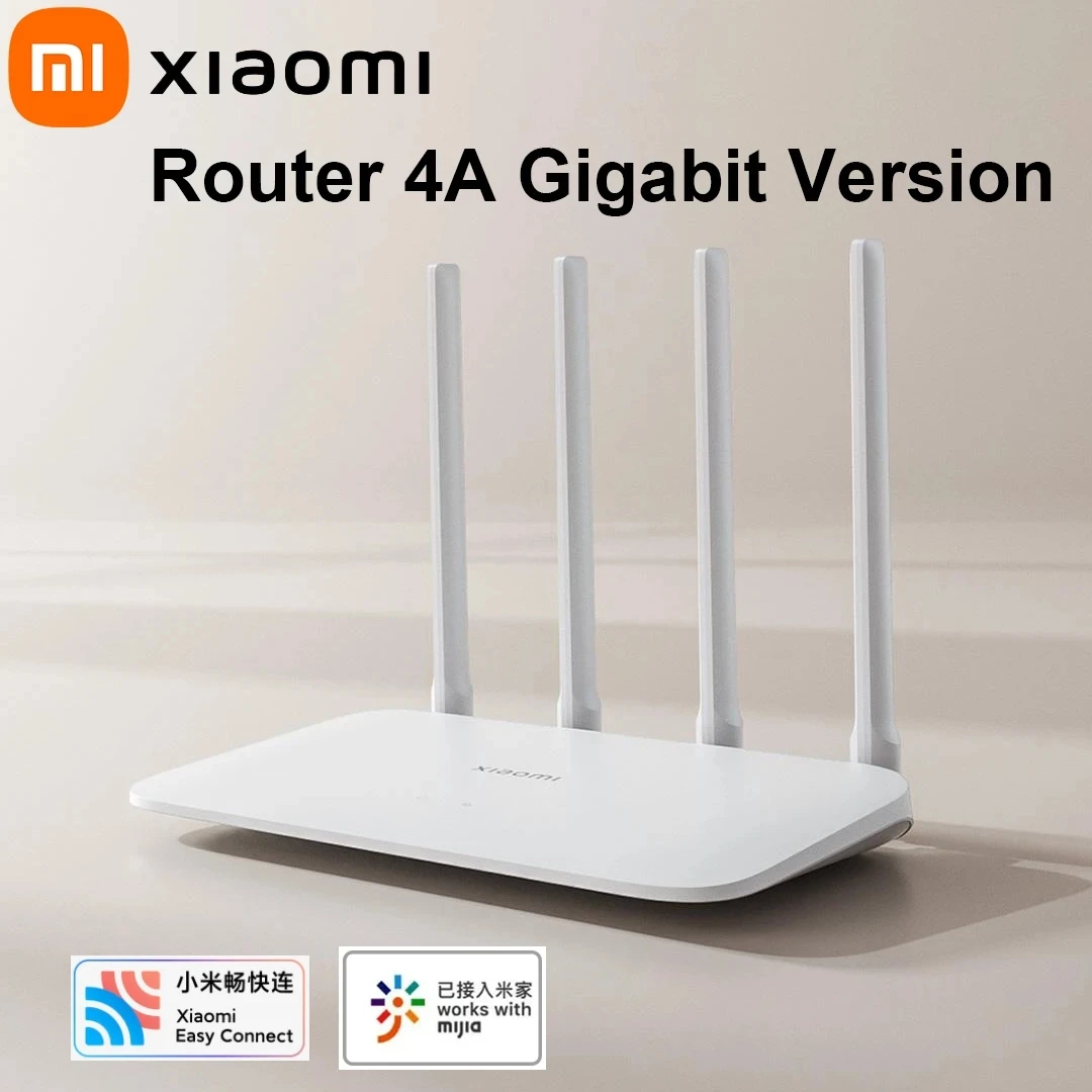 

Гигабитная версия Xiaomi 4A, маршрутизатор 2,4/5 ГГц, 128 МБ, повторитель DDR3, внешний усилитель сигнала, сетевые порты Mi Home Parental Control