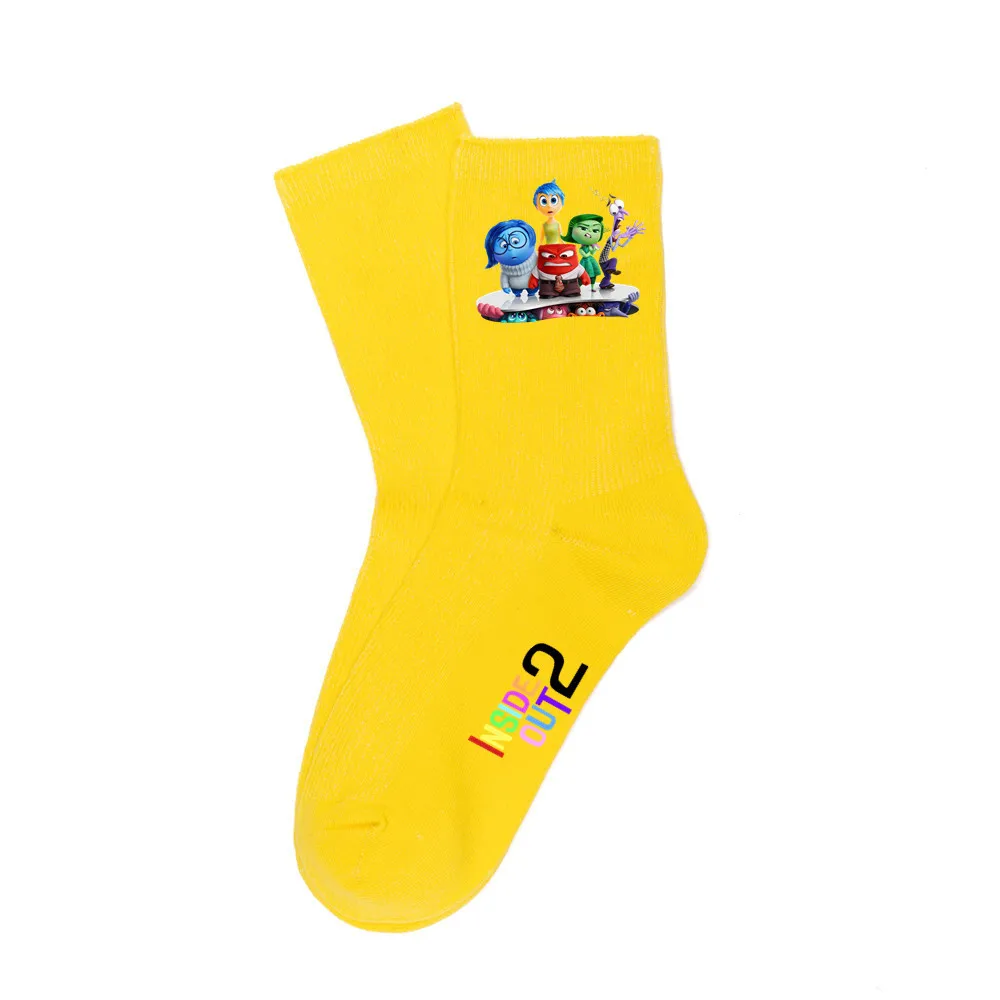 Inside Out 2 calzini da donna New Disney momanity ansia Envy Anime Kawaii Cute Sockses accessorio sportivo decorazione regalo vendite calde