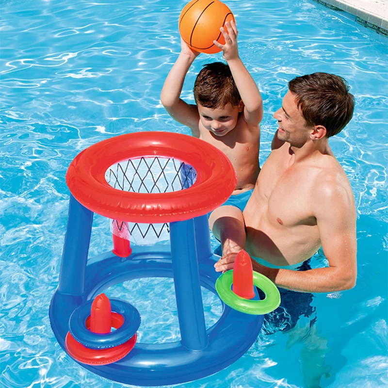 

Summer Toys Inflatable Pool Party Float Volleyball Football Basketball Water Games Sports Interactive Inflatable Summer Toys New