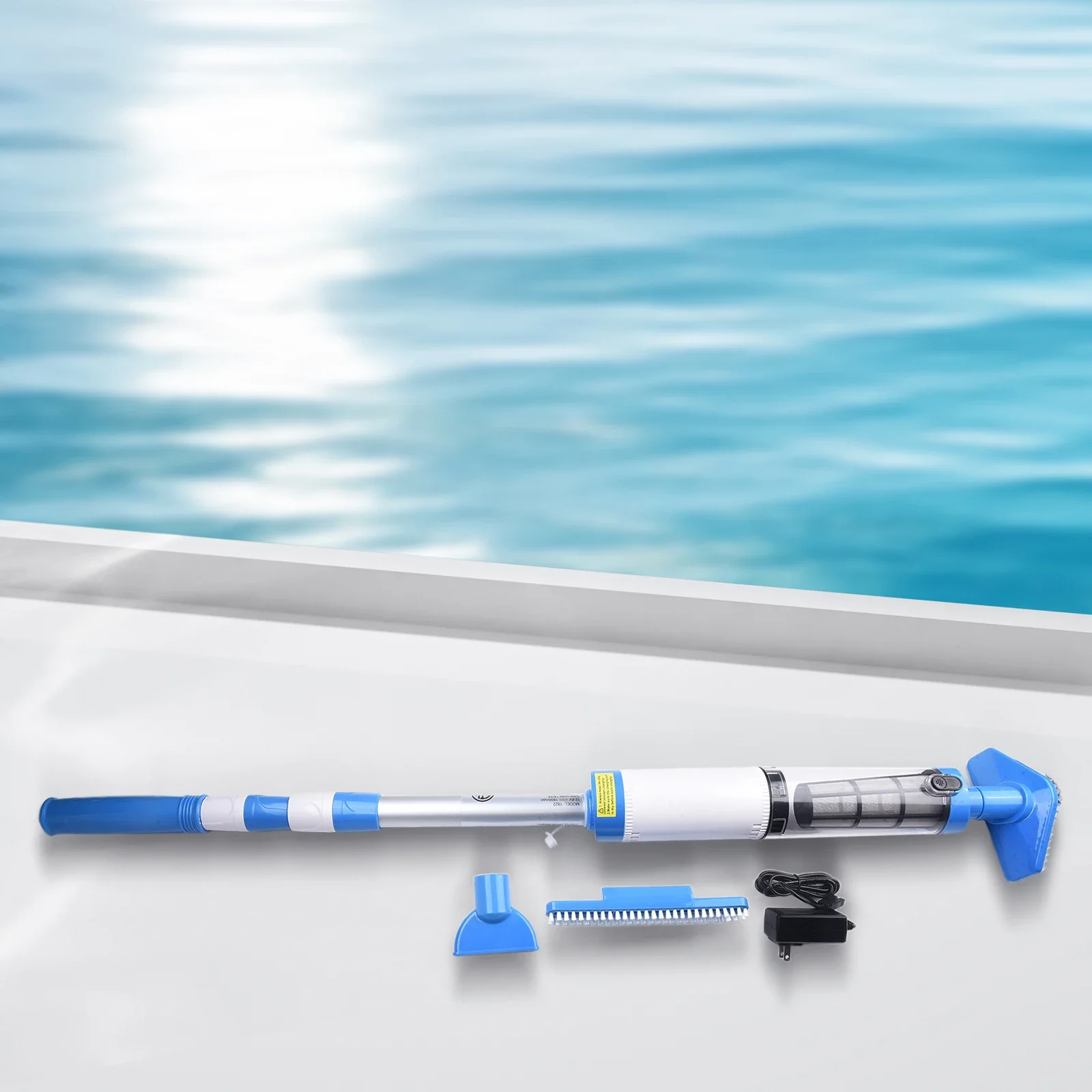 

3 In1 Cordless Rechargeable Pool cleaning Vacuum Cleaner For Swimming Pool Spas Hot Tubs Sand Debris Cleaning Brush Accessories